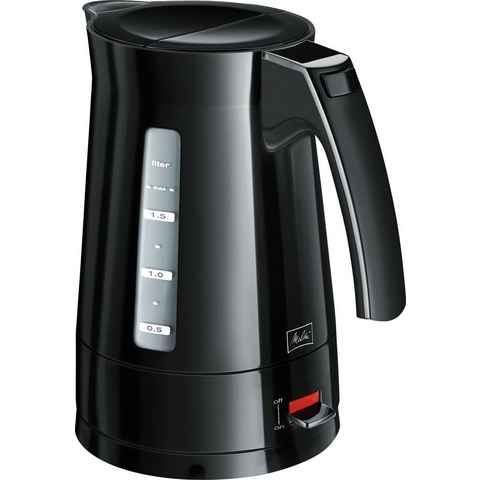 Melitta Wasserkocher Enjoy Aqua schwarz, 1,7 l, 2400 W