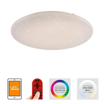 JUST LIGHT LED Deckenleuchte Ls-URANUS, Dimmfunktion, LED fest integriert, warmweiß - kaltweiß, Smarthome fähig