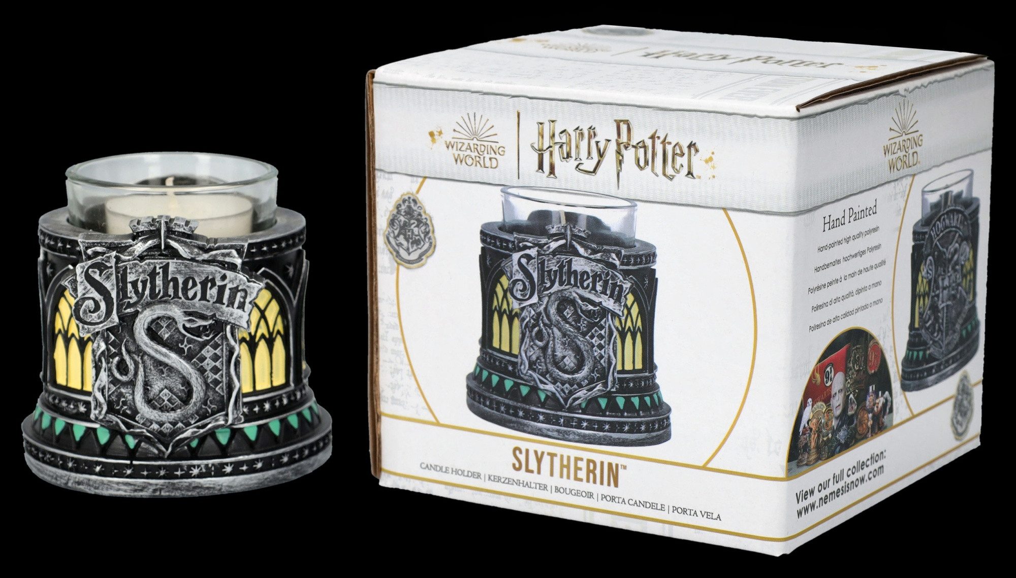Figuren Shop GmbH Teelichthalter Teelichthalter Harry Potter - Slytherin - günstig online kaufen