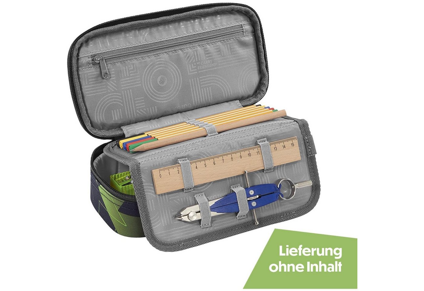 Thumbnail - coocazoo Federmäppchen coocazoo Schlamper Etui Lime Flash