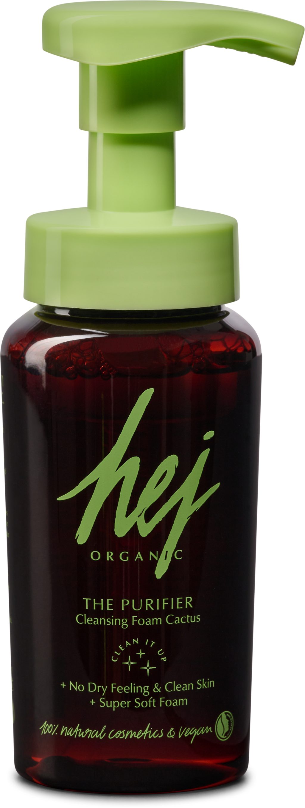HEJ ORGANIC Gesichts-Reinigungsschaum The Purifier Cleansing Foam Cactus, 1-tlg.