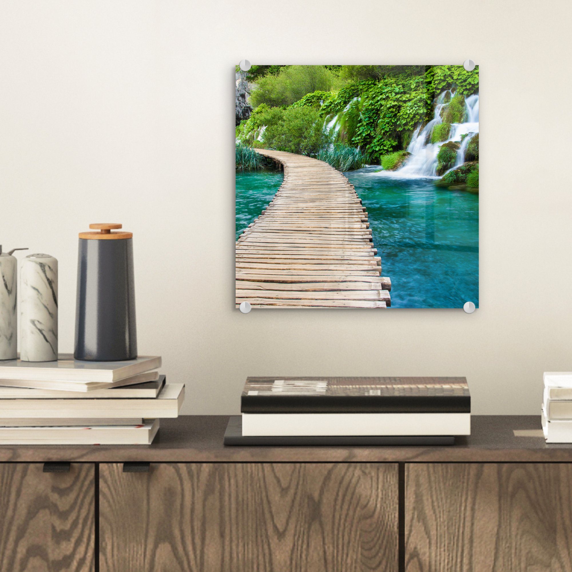 MuchoWow Acrylglasbild Brücke - Wasser - günstig online kaufen