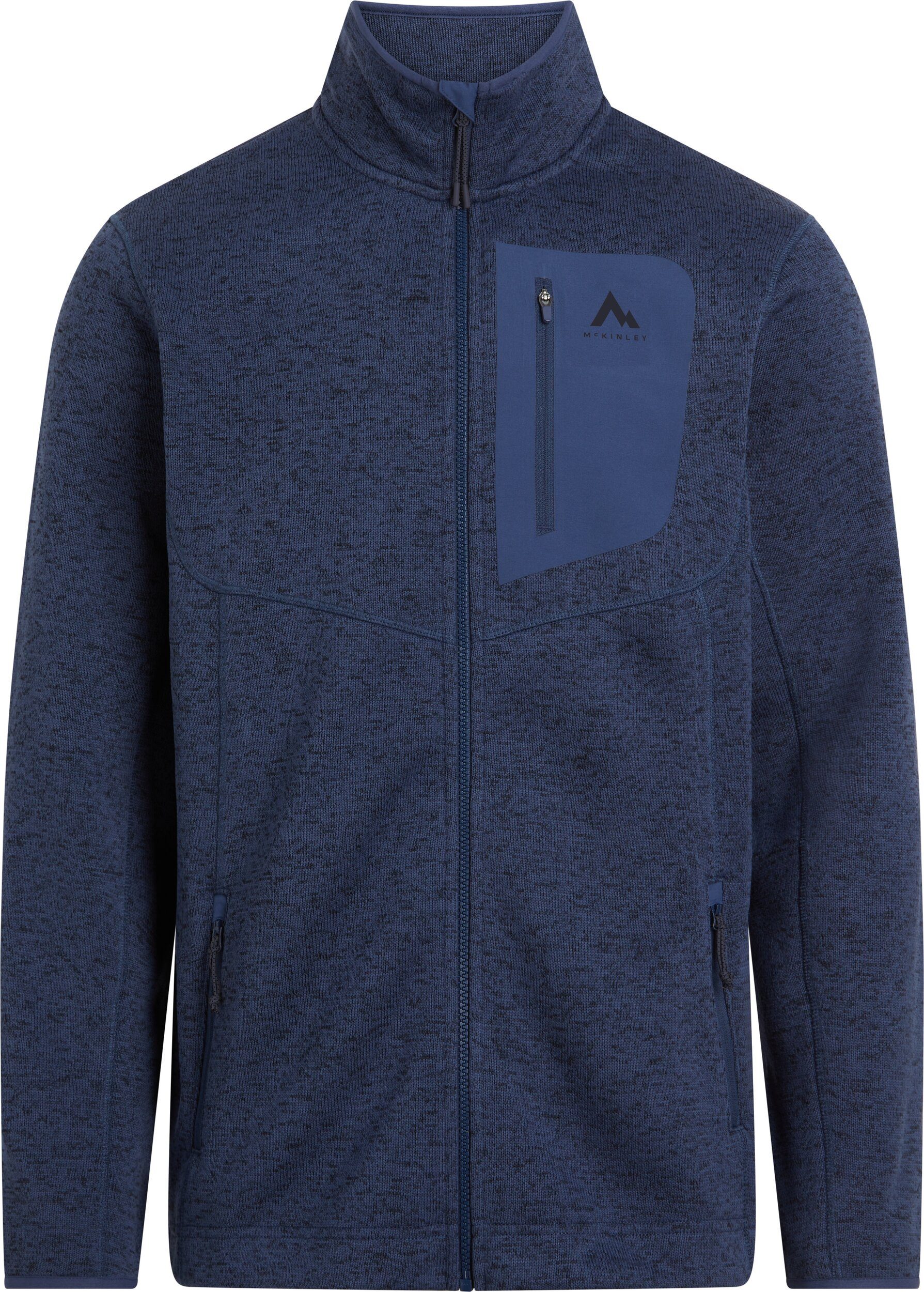 McKINLEY Fleecejacke He.-Unterjacke Skeena III M mit hohem Kragen, aus weichem Strickfleece, windabweisend