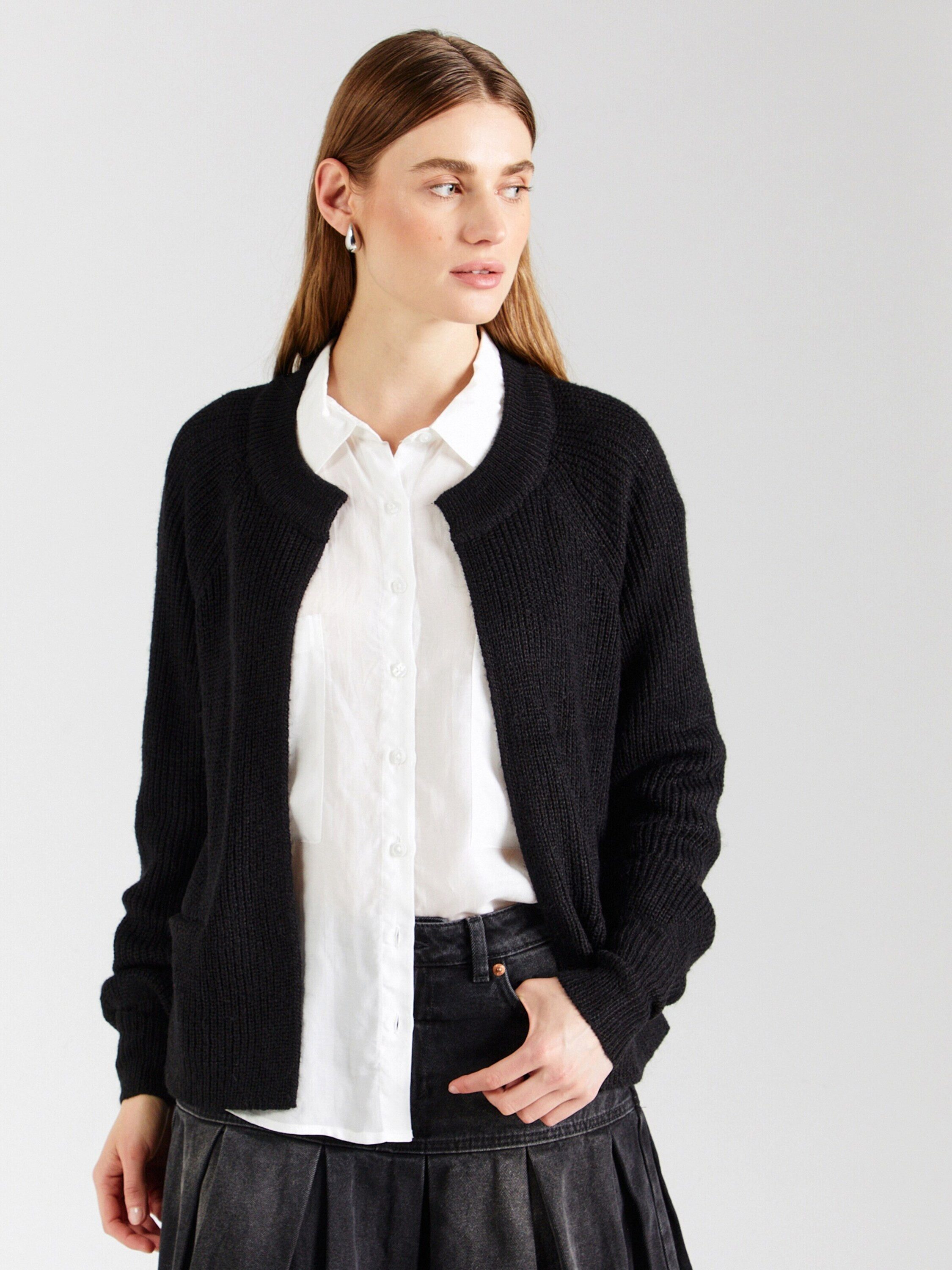 fransa Strickjacke ERETTA CAR 4 (1-tlg) Plain/ohne Details