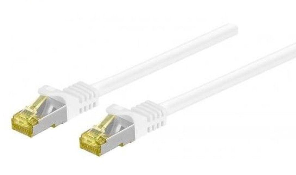 DINIC DINIC C7-1 Netzwerkkabel 1 m Cat7 SF/UTP (S-FTP) Weiß LAN-Kabel