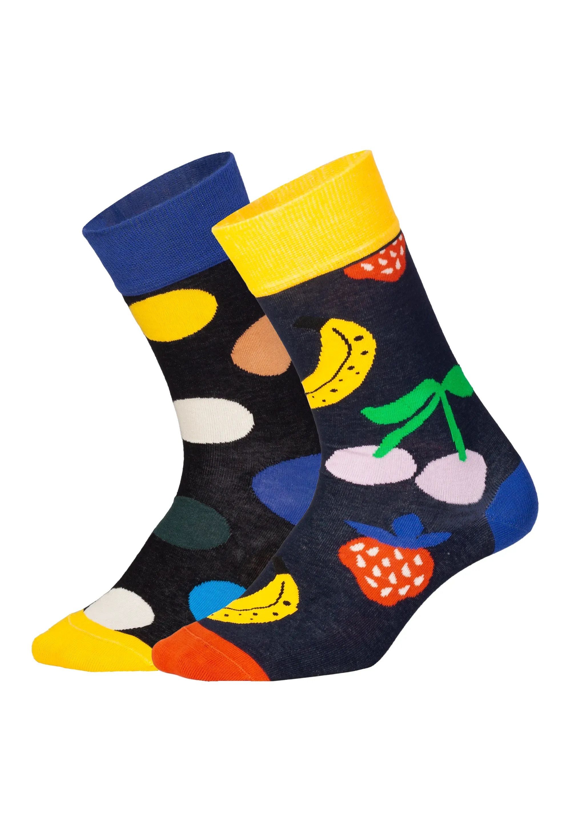 DillySocks Basicsocken Fruit Confetti aus nachhaltiger Baumwolle & recyceltem Polyamid