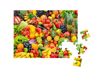 puzzleYOU Puzzle Früchte und Gemüse in großer Auswahl, 48 Puzzleteile, puzzleYOU-Kollektionen Obst, Essen und Trinken