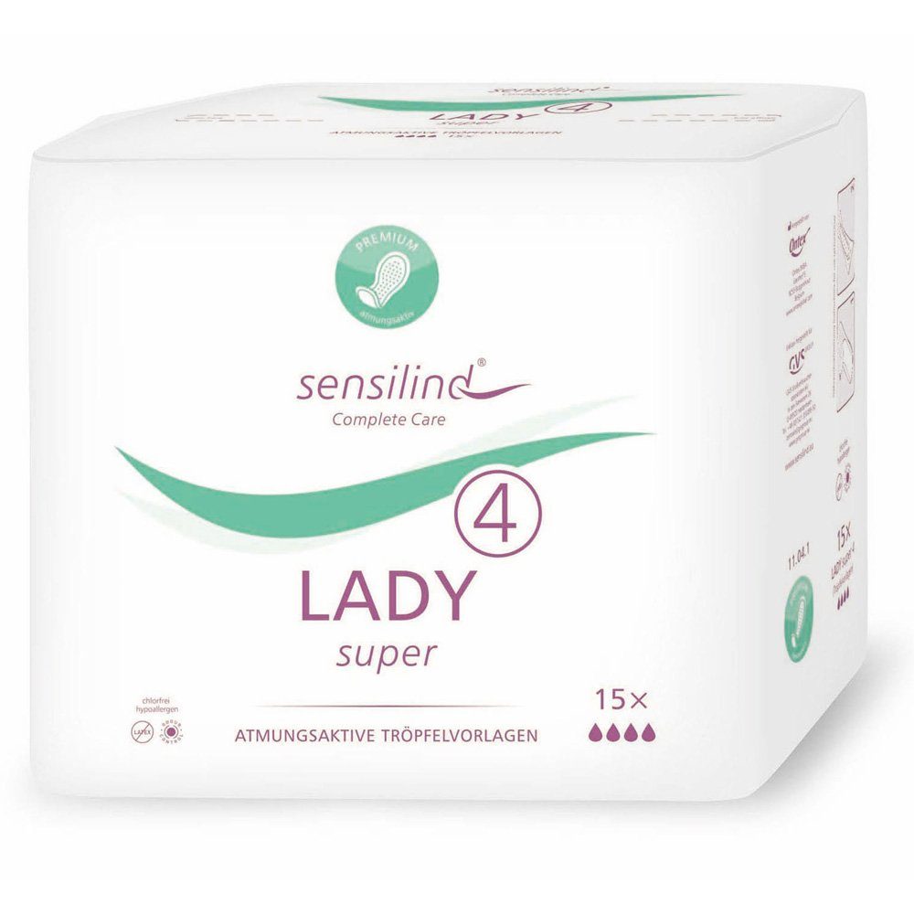 sensilind Inkontinenz-Einlage Sensilind Lady Super 4 (1x15 Stück)