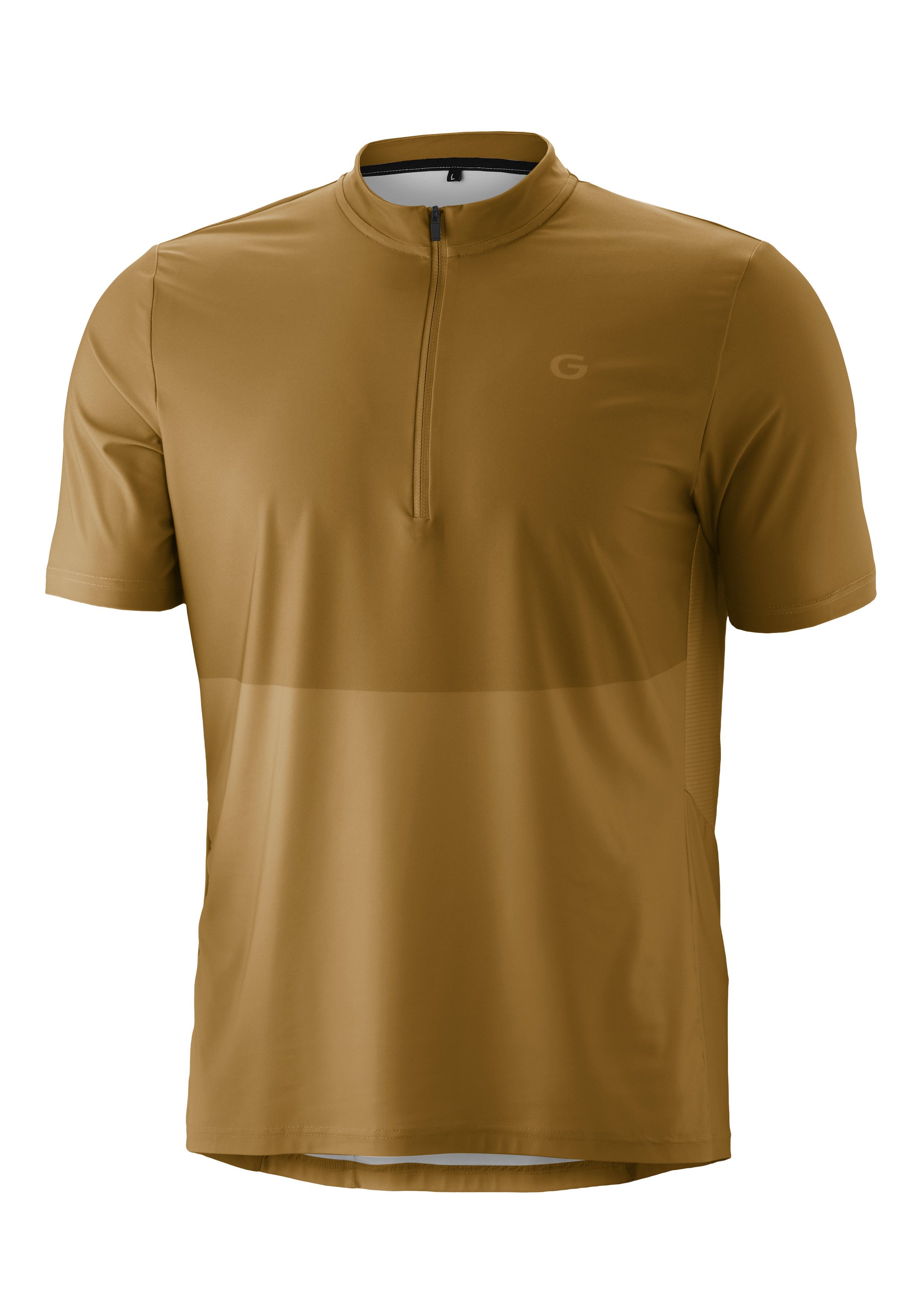 Gonso Radtrikot Adventure Jersey Halfzip M Herren Fahrradtrikot, modernes Half-Zip Trikot mit Rückentasche