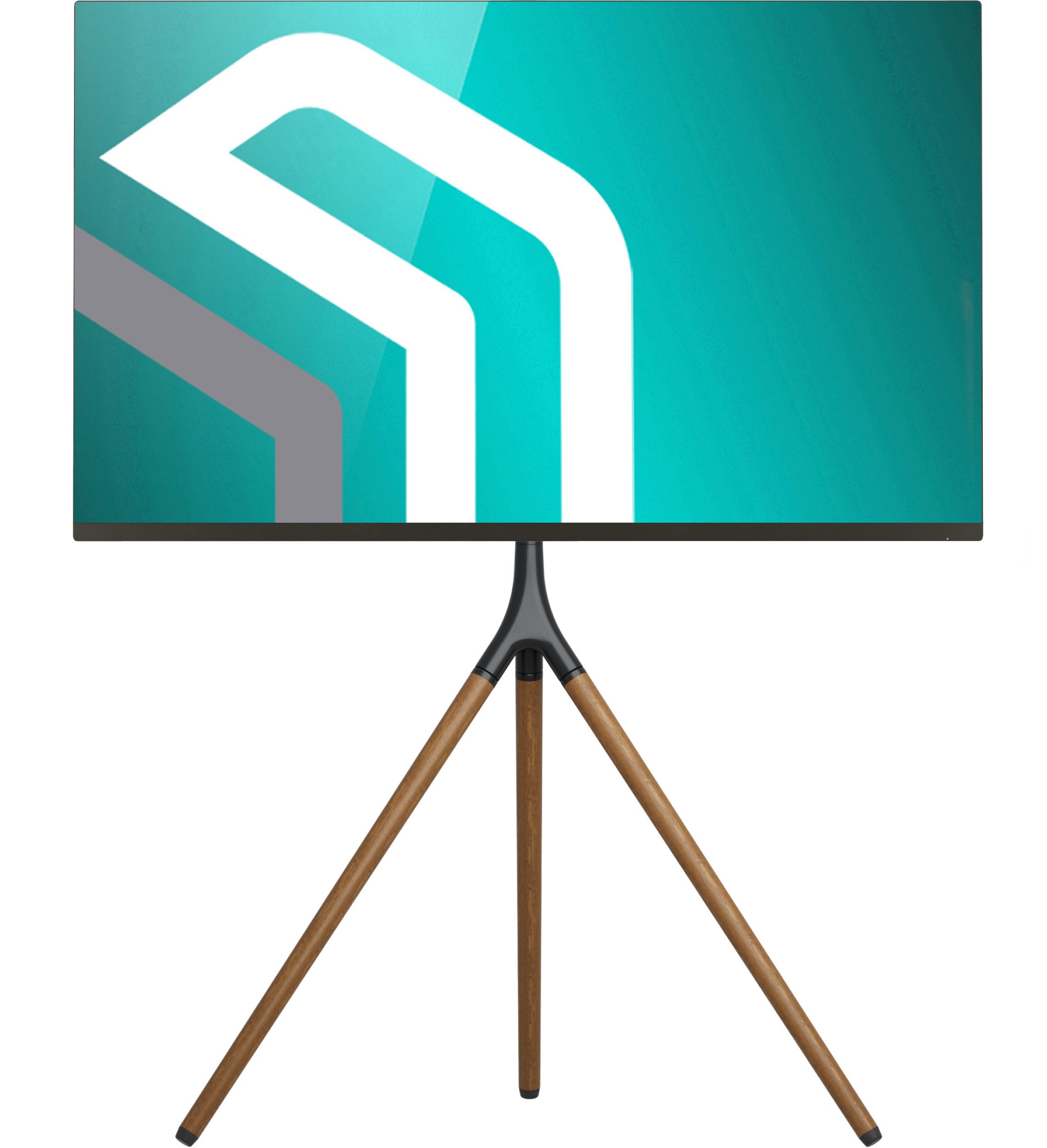 ONKRON TV-Ständer ONKRON 32"-65", 35 kg max, VESA 400x400, Höhenverstellbar, TS1220, (bis 65 Zoll, TV Ständer, 1-tlg., TV-Ständer, Anleitung, Montagezubehör, CM1-BLK für Kabelleitung, Höhenverstellbarkeit: 700-1200 mm (70-120 cm), bis 35 kg)