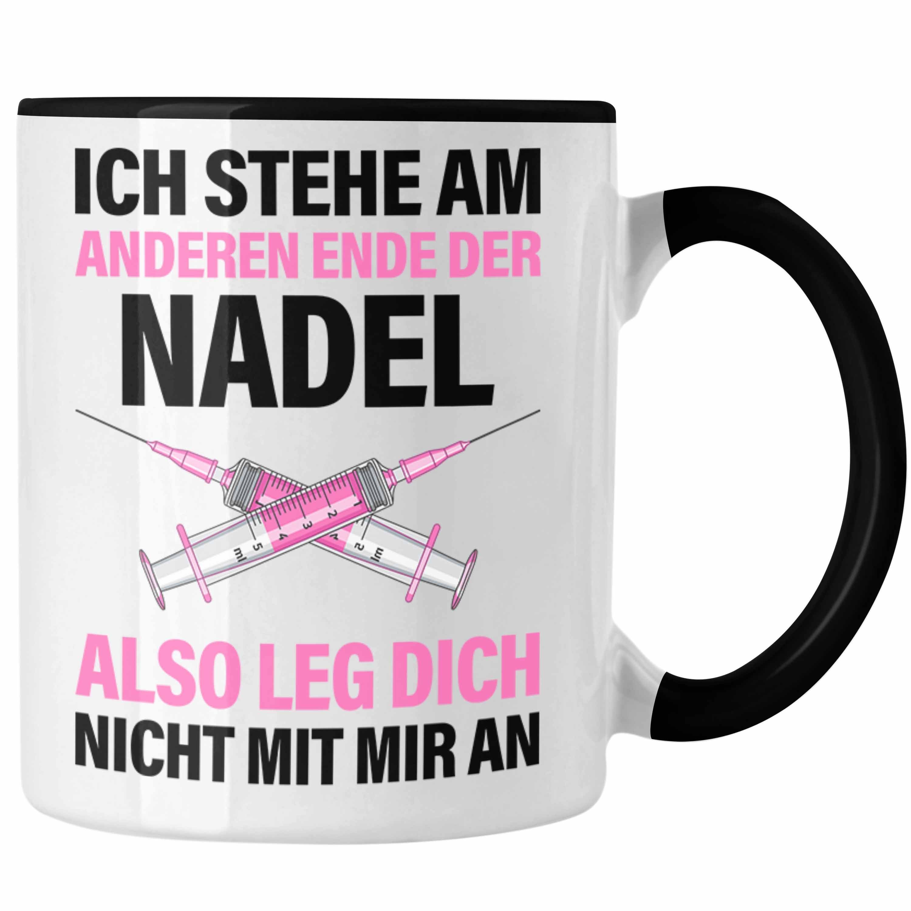 Geschenk Tasse Ärtzin Propofol Schwarz Tasse Geschenk Krankenschwester Trendation Trendation Kaffeetasse Spritze - Krankenschwestern Arzthelferin