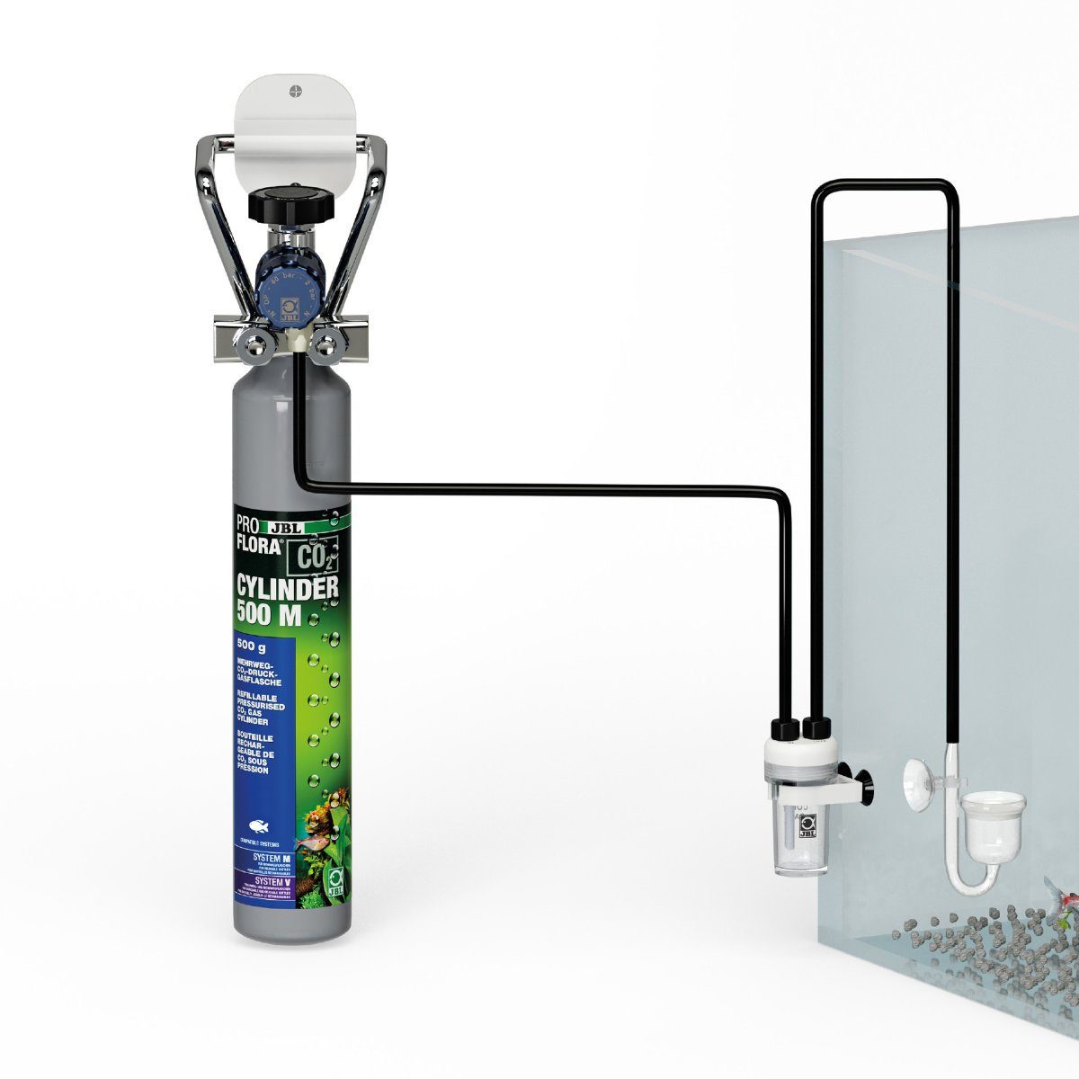 JBL GmbH & Co. KG CO2 Diffusor ProFlora CO2 Basic Set M
