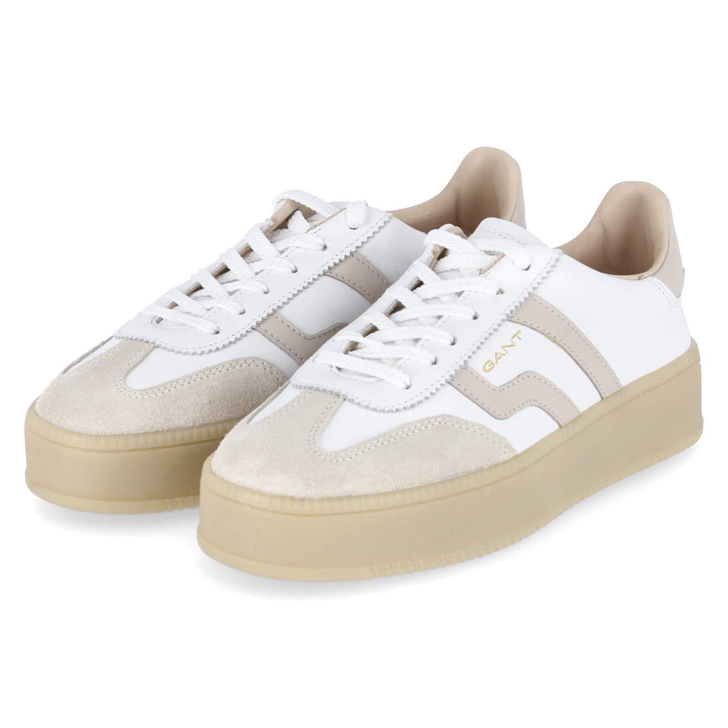 Gant Gant 32531202/G265 Damen Leder weiss-kombi Schnürschuh günstig online kaufen