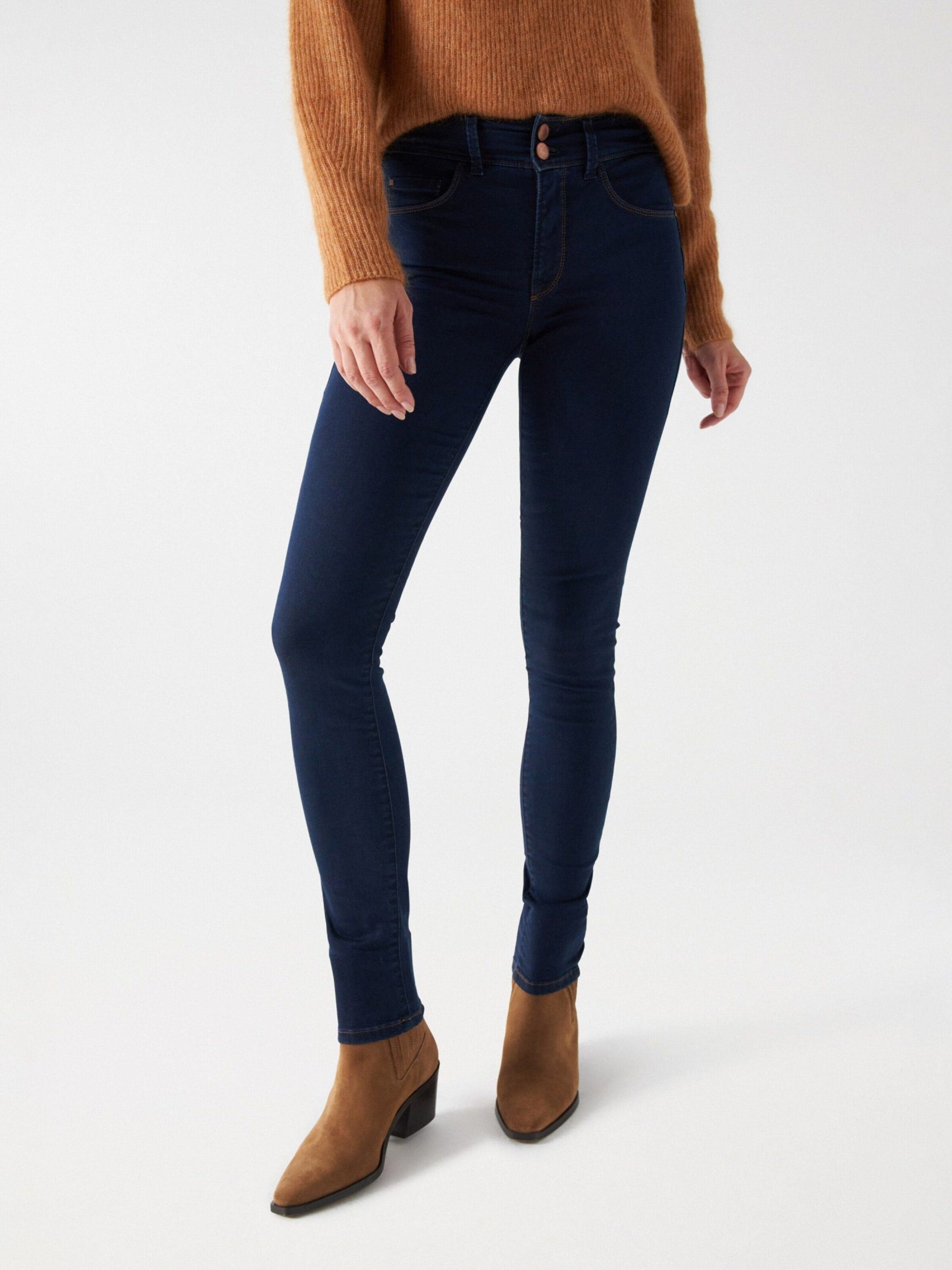 Salsa Jeans Skinny-fit-Jeans (1-tlg) Plain/ohne Details Secret