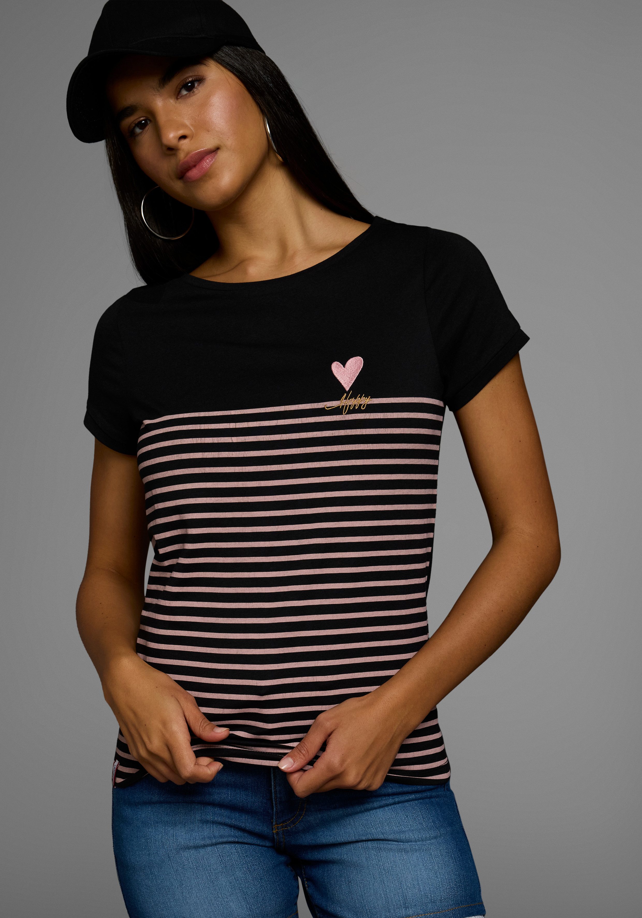 KangaROOS T-Shirt (Packung, 2-tlg., 2er-Pack) aus weicher Baumwollware günstig online kaufen