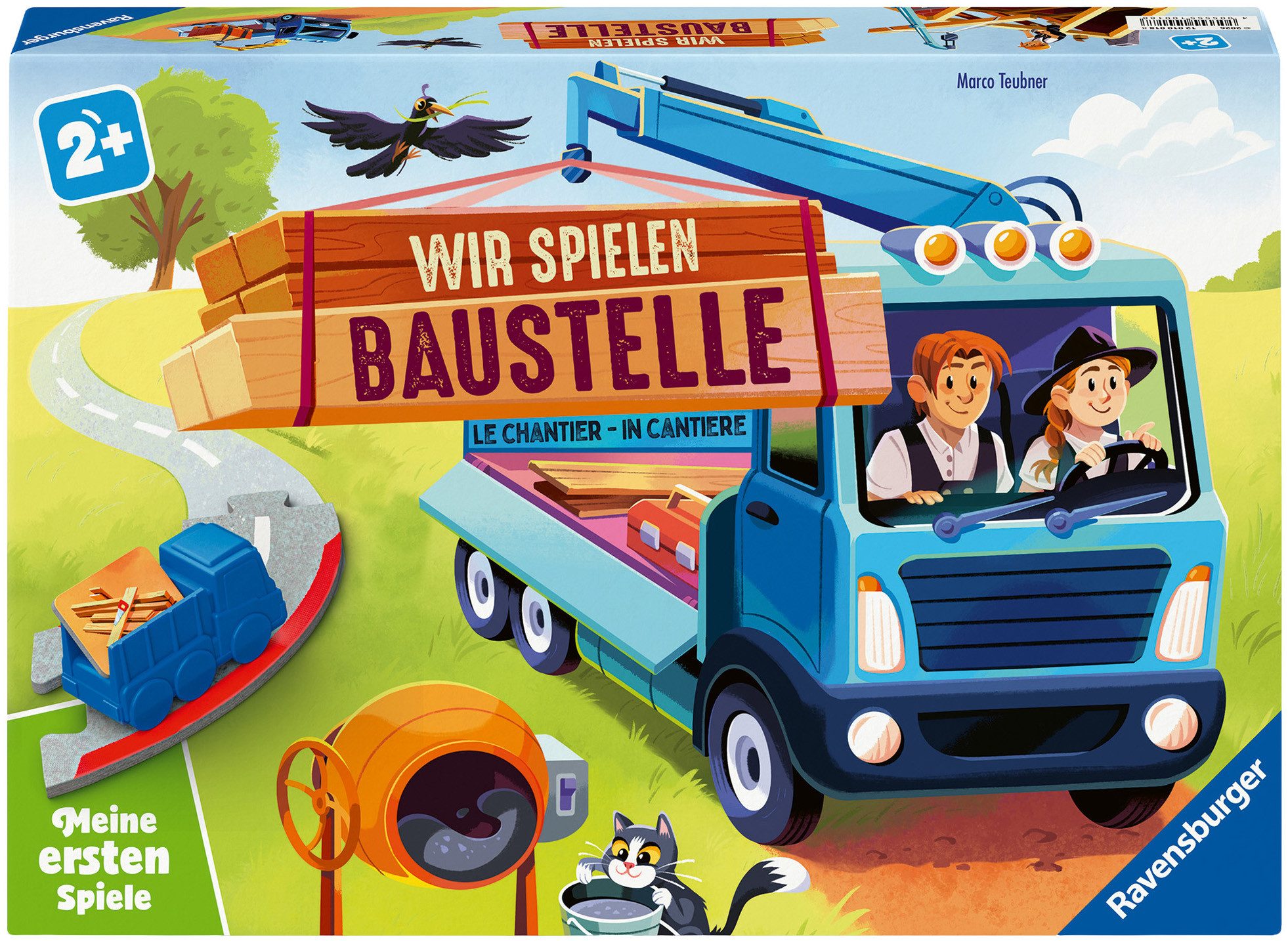Ravensburger Spiel Wir spielen Baustelle, Kinderspiel, Made in Europe