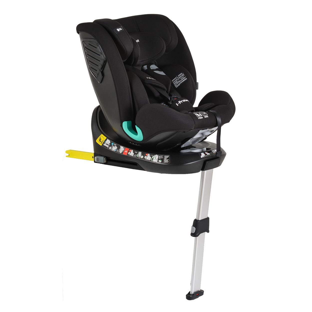 Cangaroo Autokindersitz Kindersitz i-Protect i-Size, ab: 0, bis: 12, (40-150cm) Gruppe 0+/1/2/3 Stützfuß Isofix