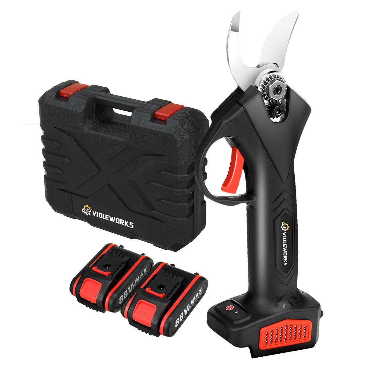VIOLEWORKS AkkuAstschere, Cordless Akku Astschere, Elektrisch