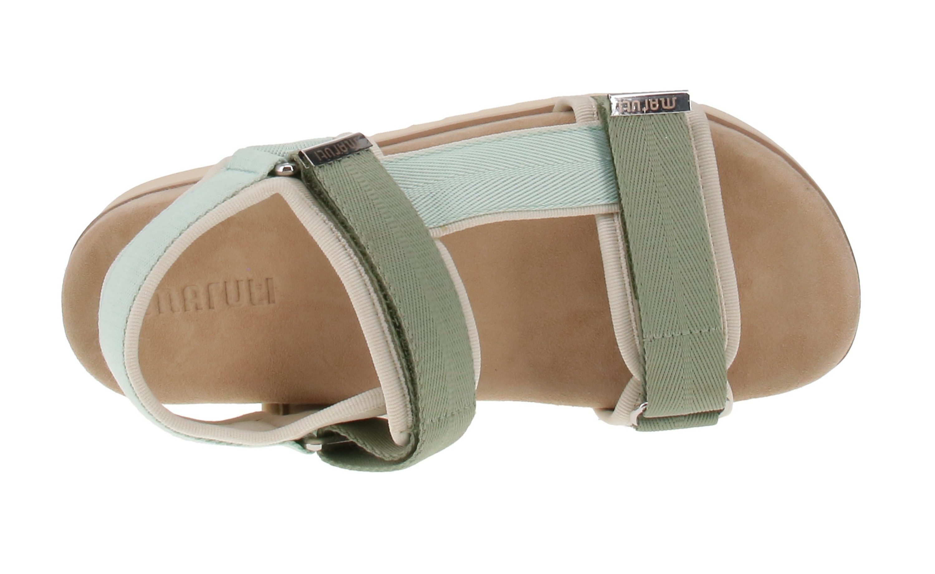 Maruti 66.1653.01 Beau Textile ECU-Chalk-Green Sandale