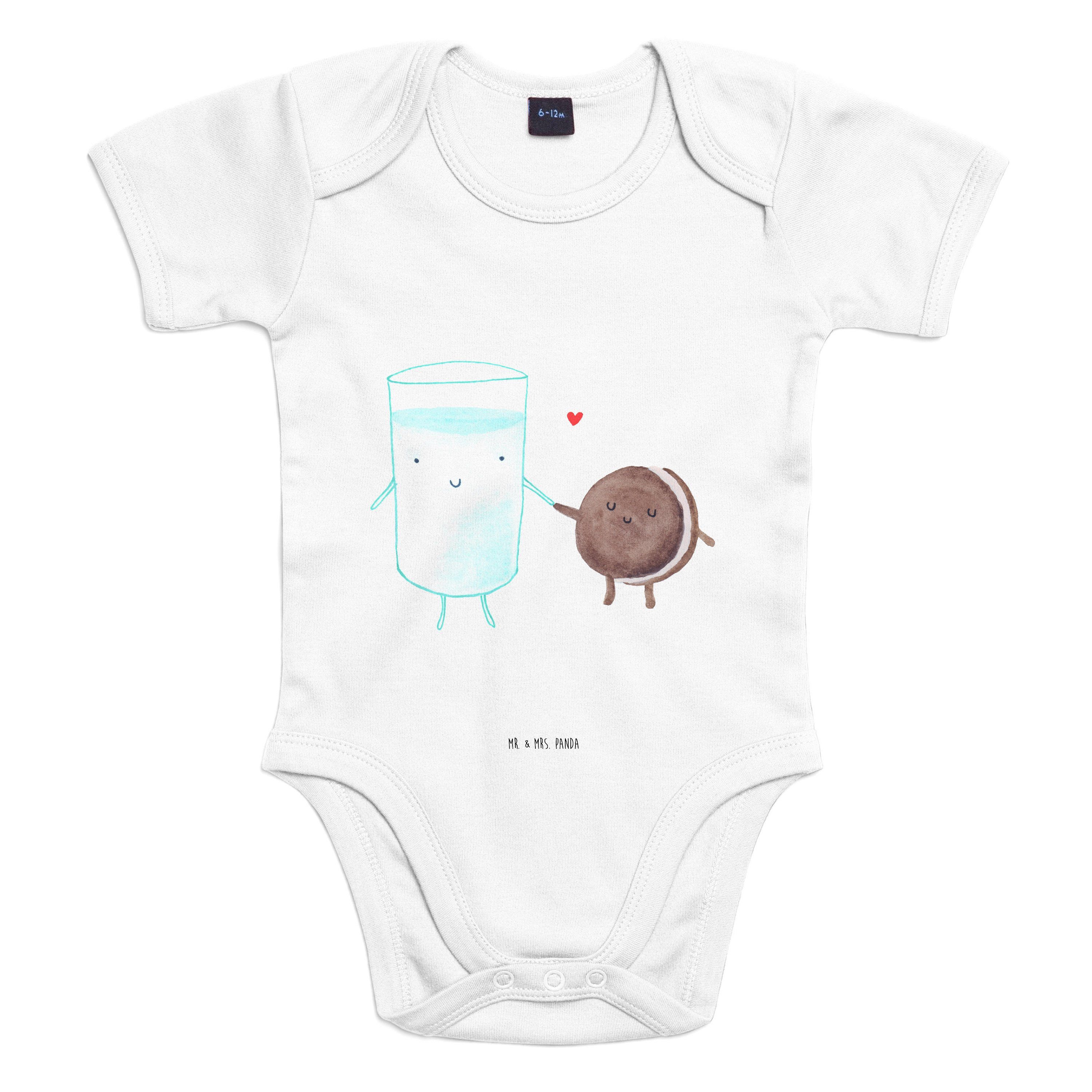 Mr. & Mrs. Panda Strampler »Milch & Keks Transparent Geschenk