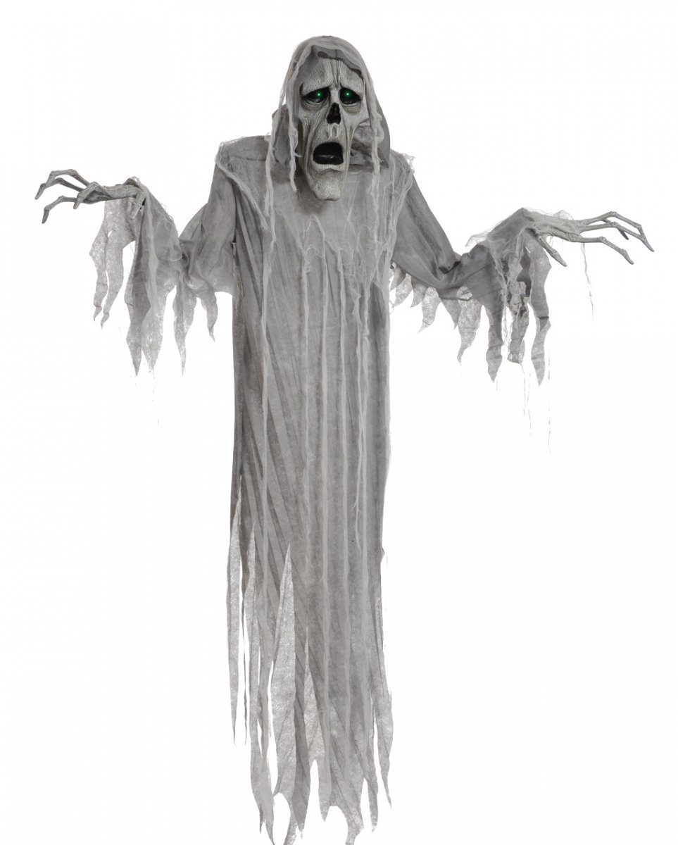 Horror-Shop Dekoobjekt Sprechende Geister Phantom Halloween Figur mit Sou günstig online kaufen