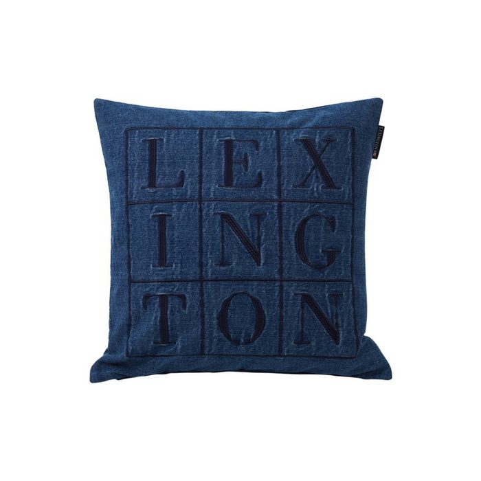 Kissenhülle Denim Logo Cotton Lexington