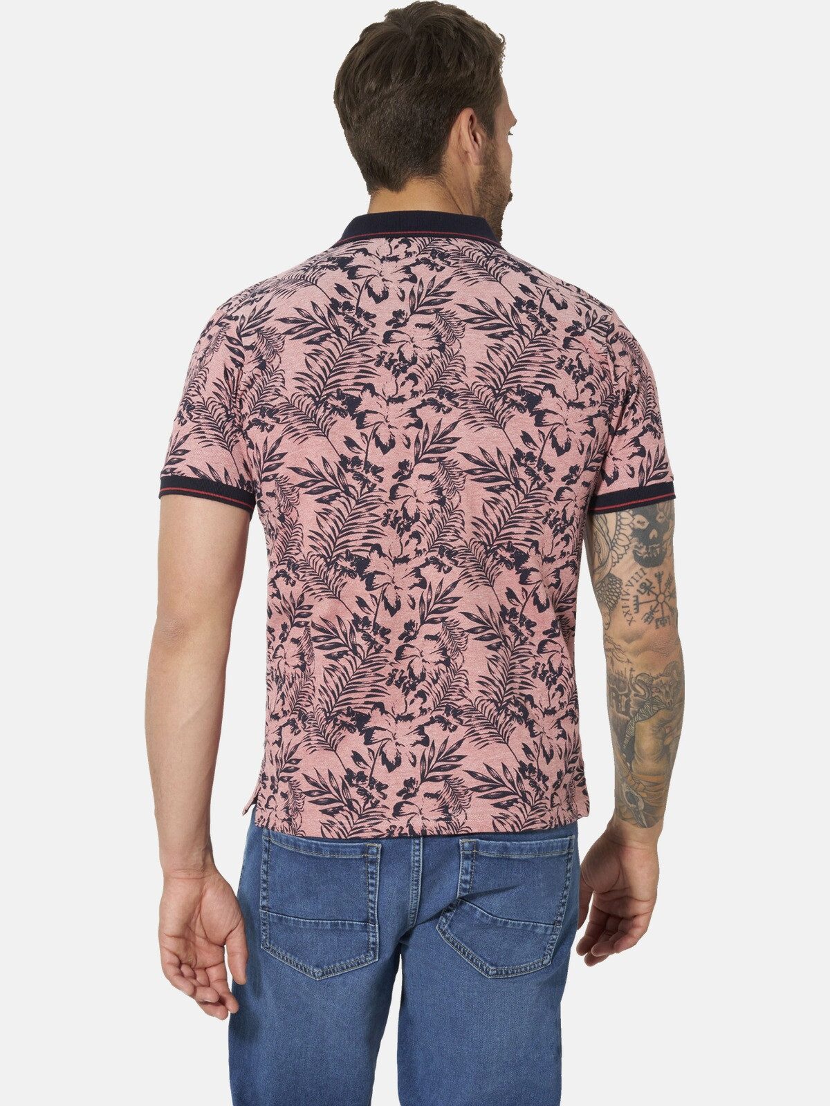 Babista Poloshirt DUITEZZI mit Blätter-Aufdruck – Bild 2 von 5