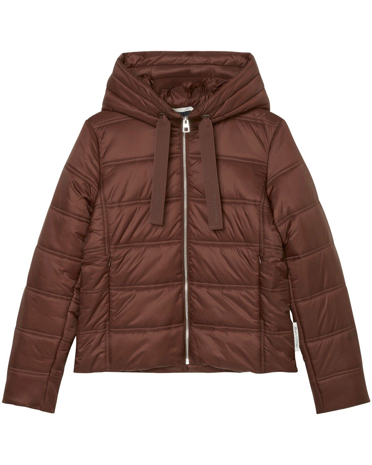 Marc O'Polo Steppjacke Kapuzen-Steppjacke Braun