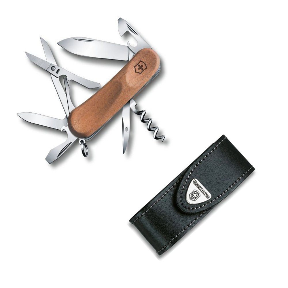 Taschenmesser, Victorinox Evolution inklusive 14 Etui Wood Victorinox