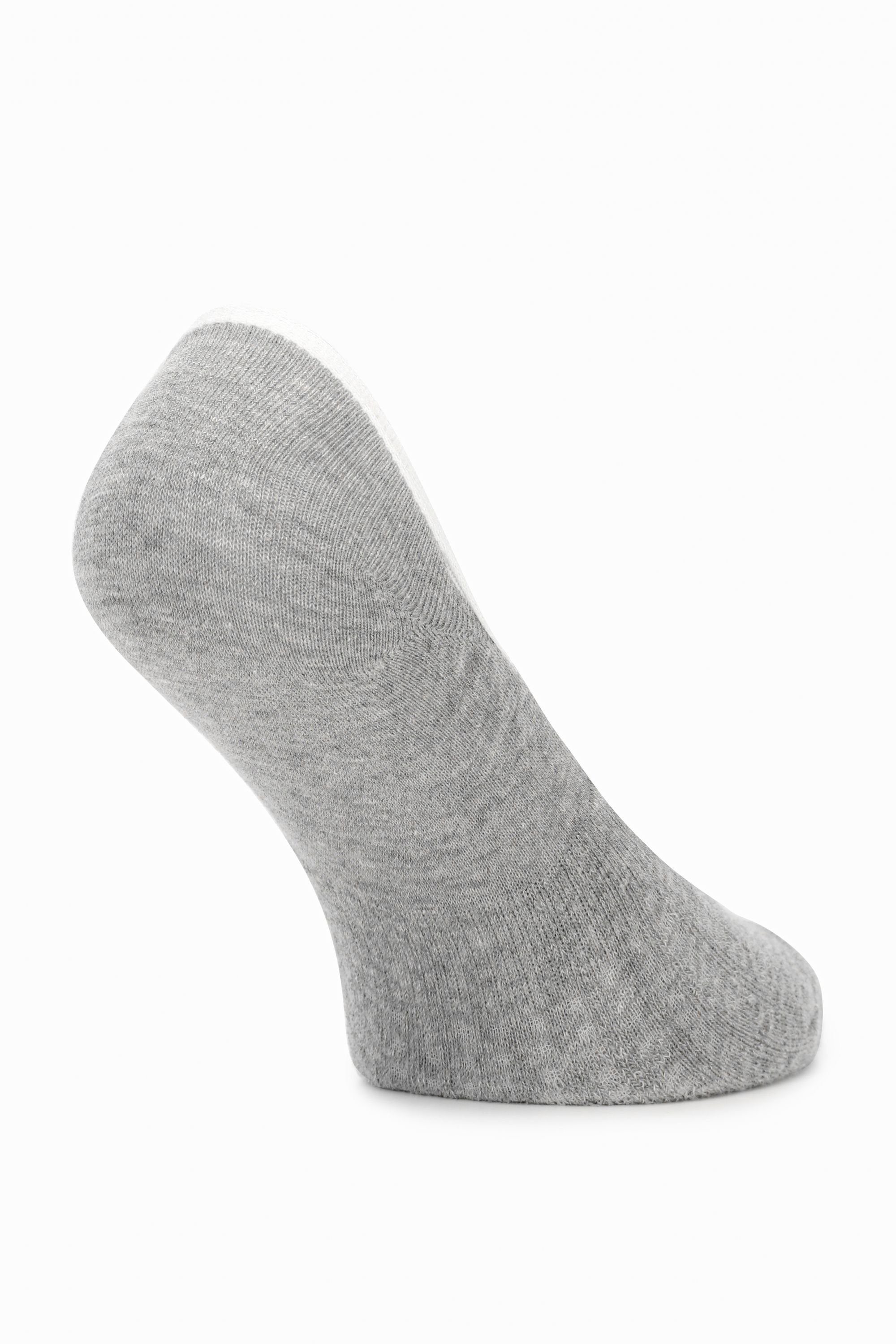 Merry Style Socken MSGI036 aus mit Sneaker Frotteeinsätzen Socken Damen Baumwolle Hellgrau
