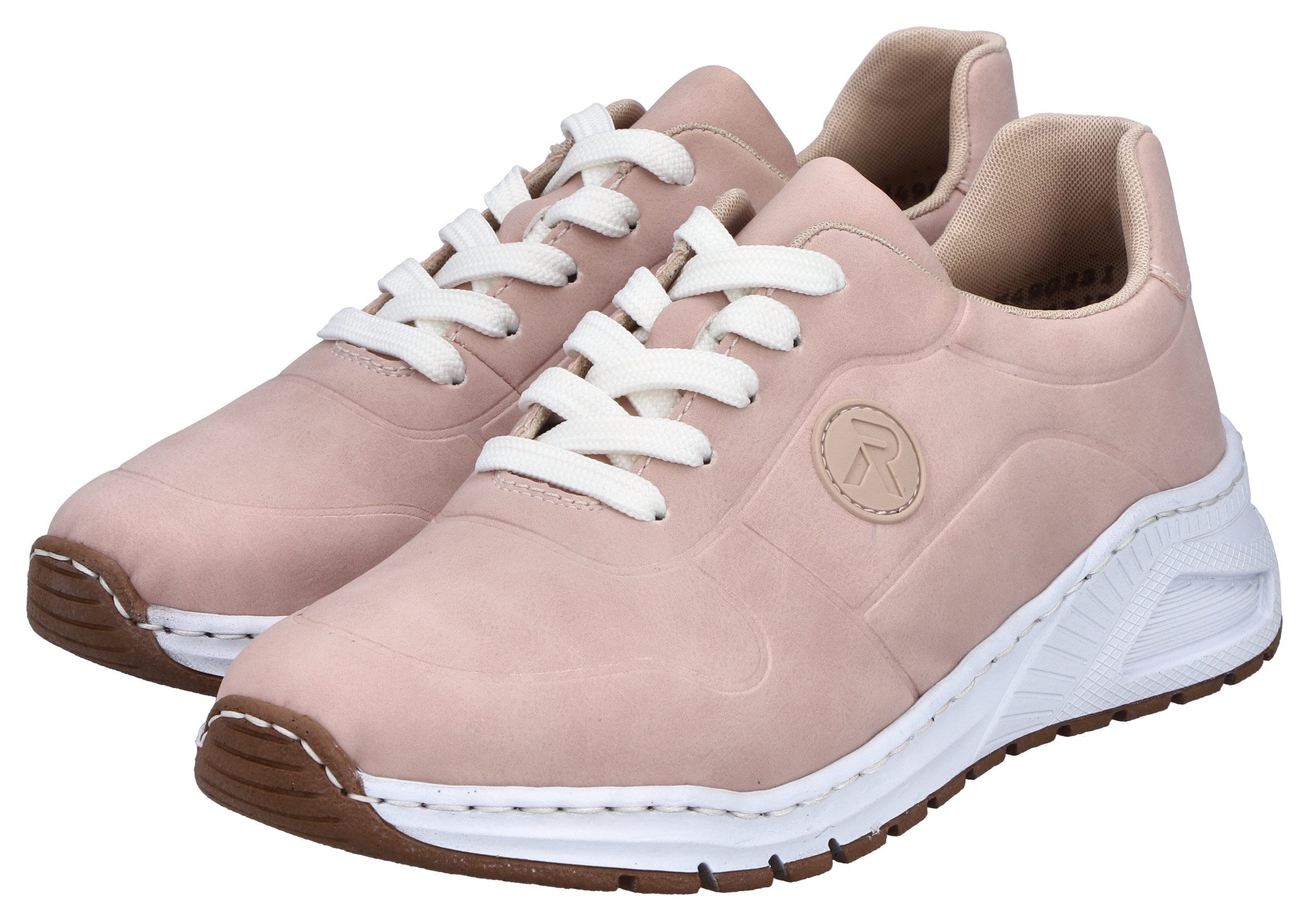 Rieker Sneaker mit MemoSoft-Innensohle, Freizeitschuh, Halbschuh, Schnürschuh