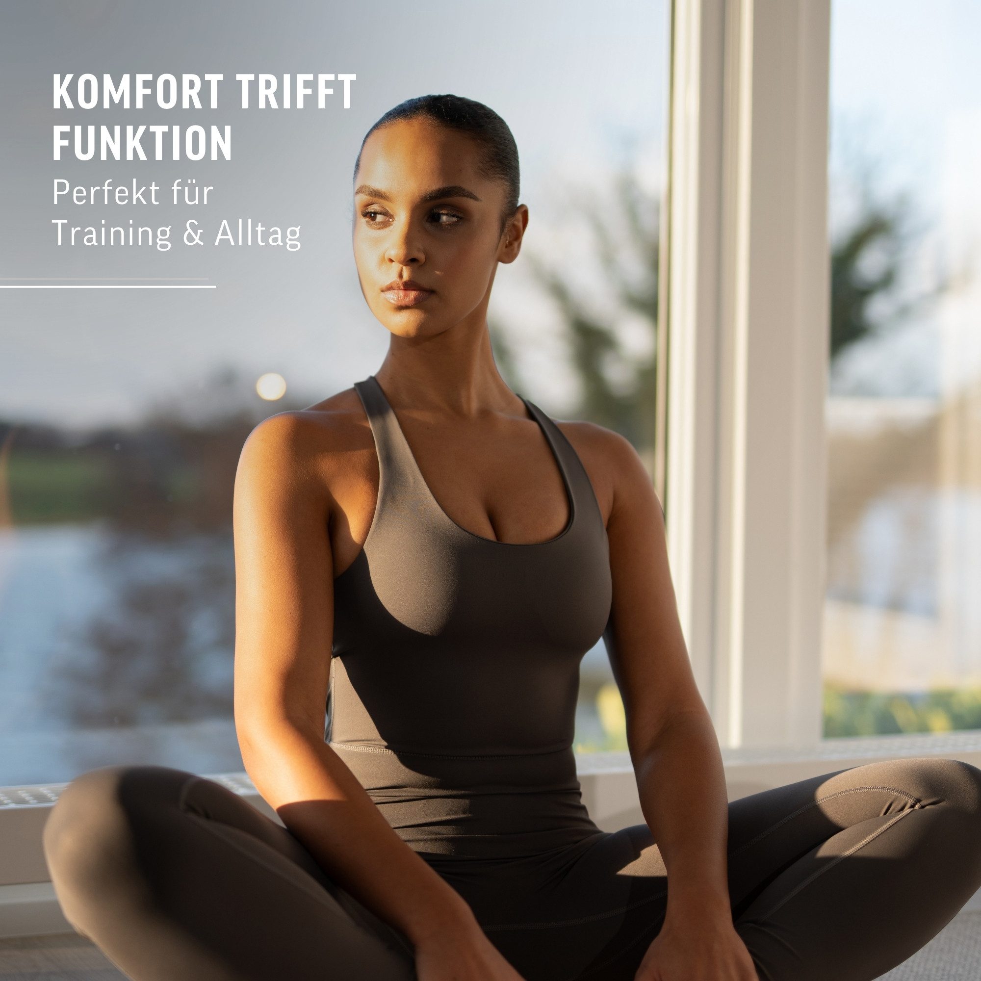 Smilodox Jumpsuit Ilva, ärmelloser Einteiler lang, Overall mit Shaped Fit atmungsaktiver elastischer Sportanzug, Ganzkörperanzug Sport Fitness