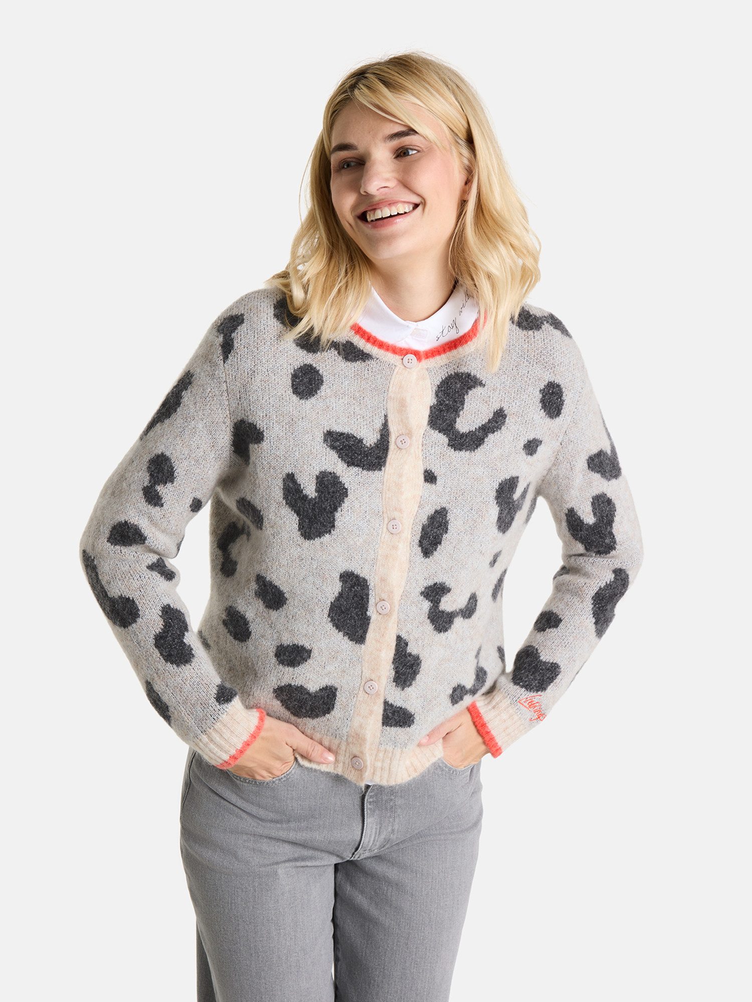 Lieblingsstück Strickjacke AnninaL mit Animalprint