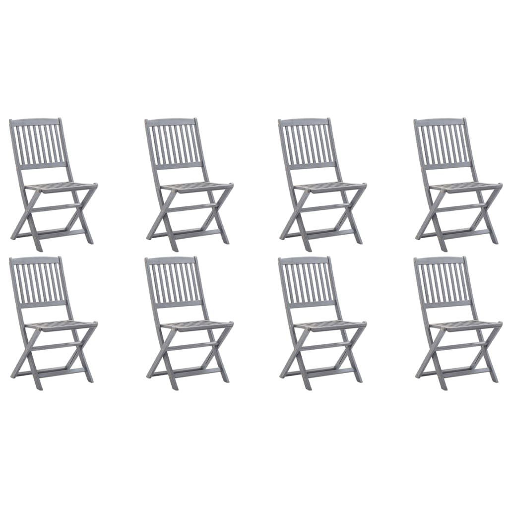vidaXL Gartenstuhl Klappbare Gartenstühle 8 Stk. günstig online kaufen