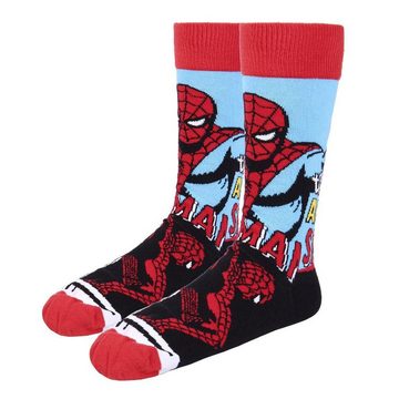Metamorph Kostüm Marvel – Avengers Socken 3er-Pack, Drei Paar Socken mit Avengers-Superhelden im Geschenkkarton