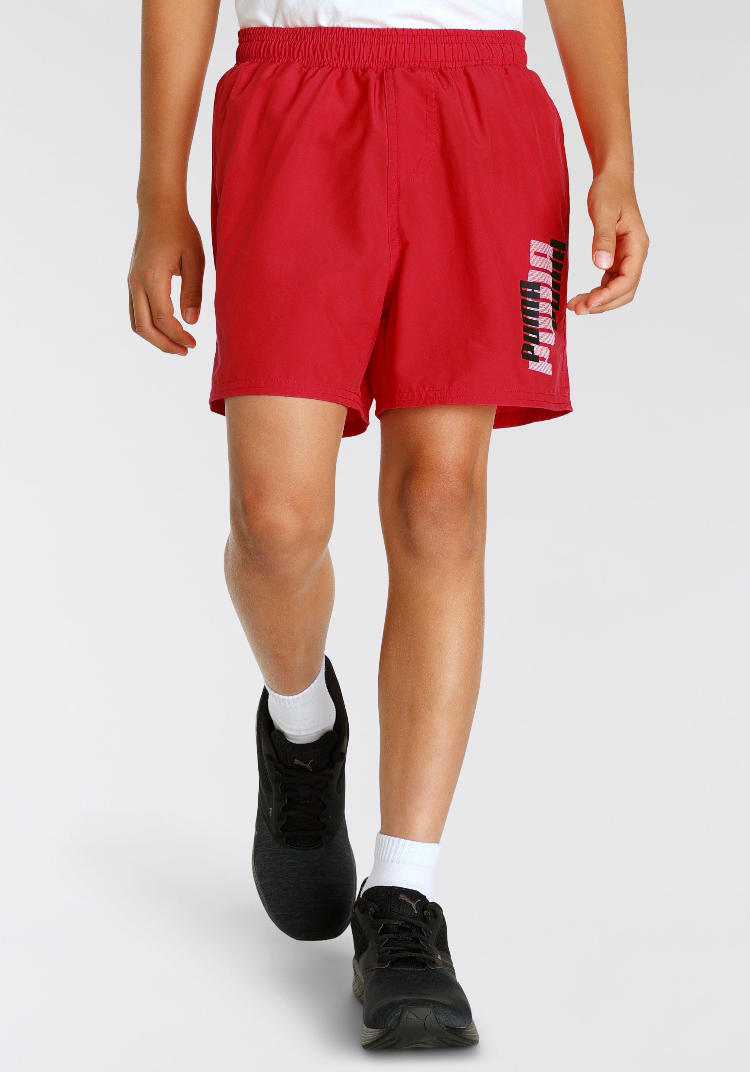 Beliebte Modelle erscheinen PUMA Shorts ESS+ LOGOLAB Woven Shorts B rot