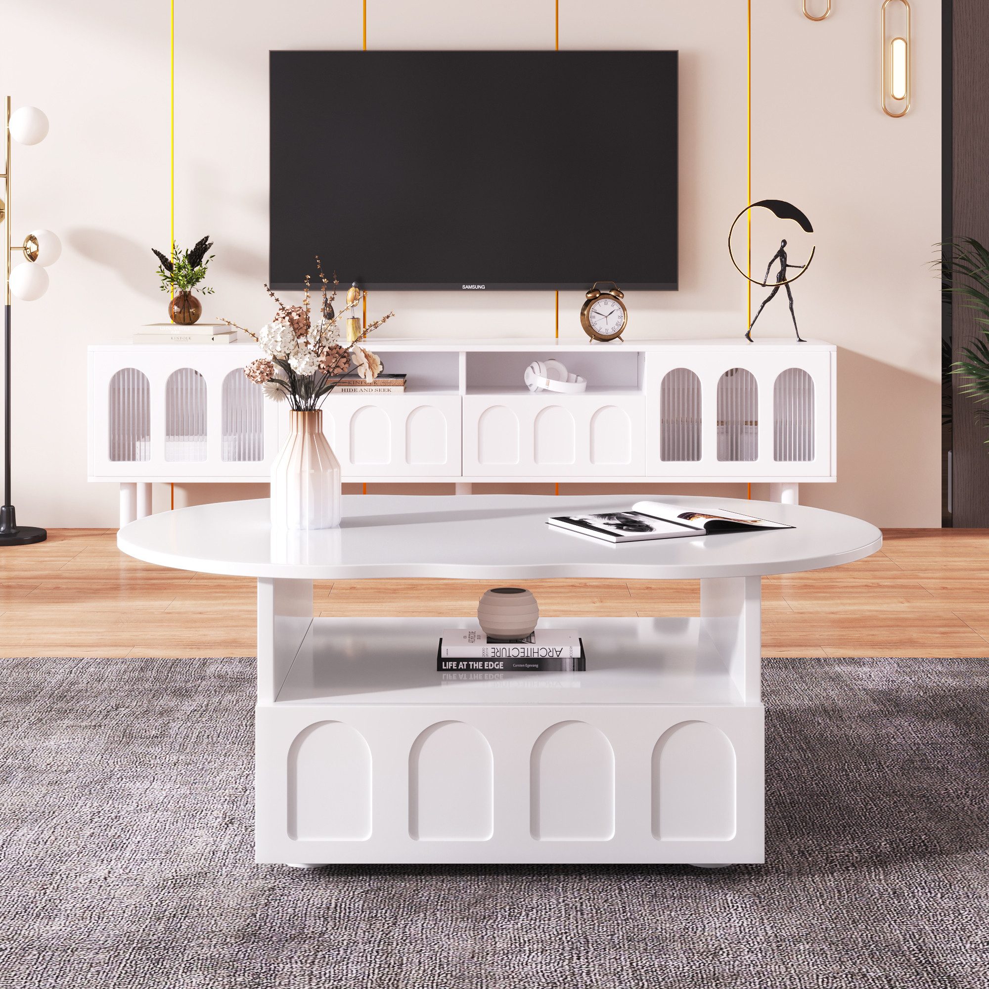 REDOM Couchtisch Wolkenform Wohnzimmertisch (Beistelltisch, 1-St., günstig online kaufen