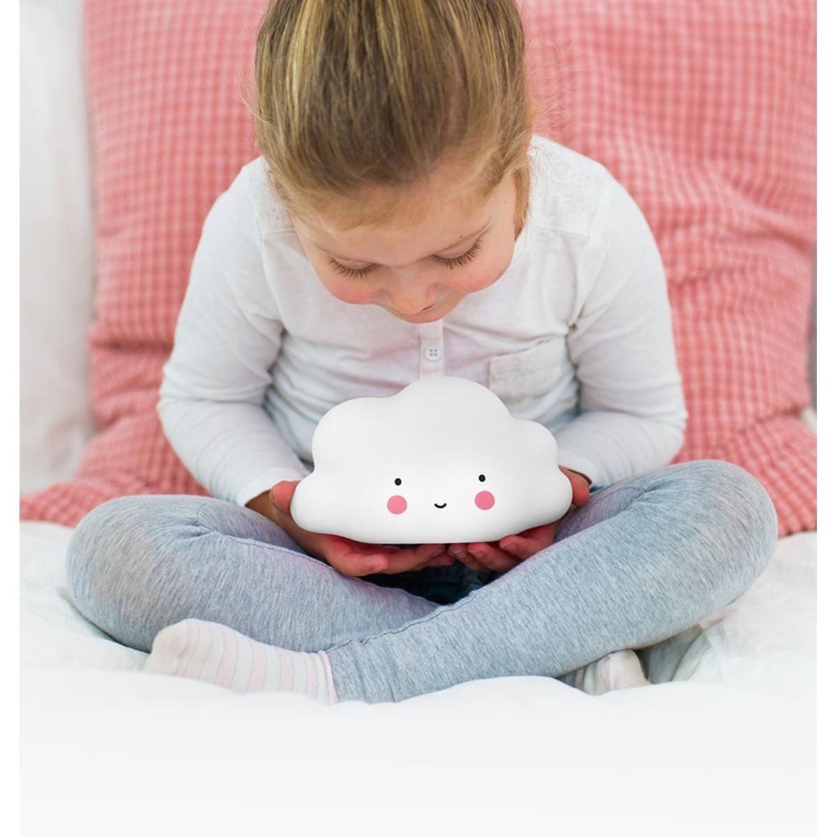 A Little Lovely Company LED Nachtlicht LED Nachtlicht Wolke Timer Schlummerlicht Kinderzimmer, LED fest integriert, ab 3 Jahren