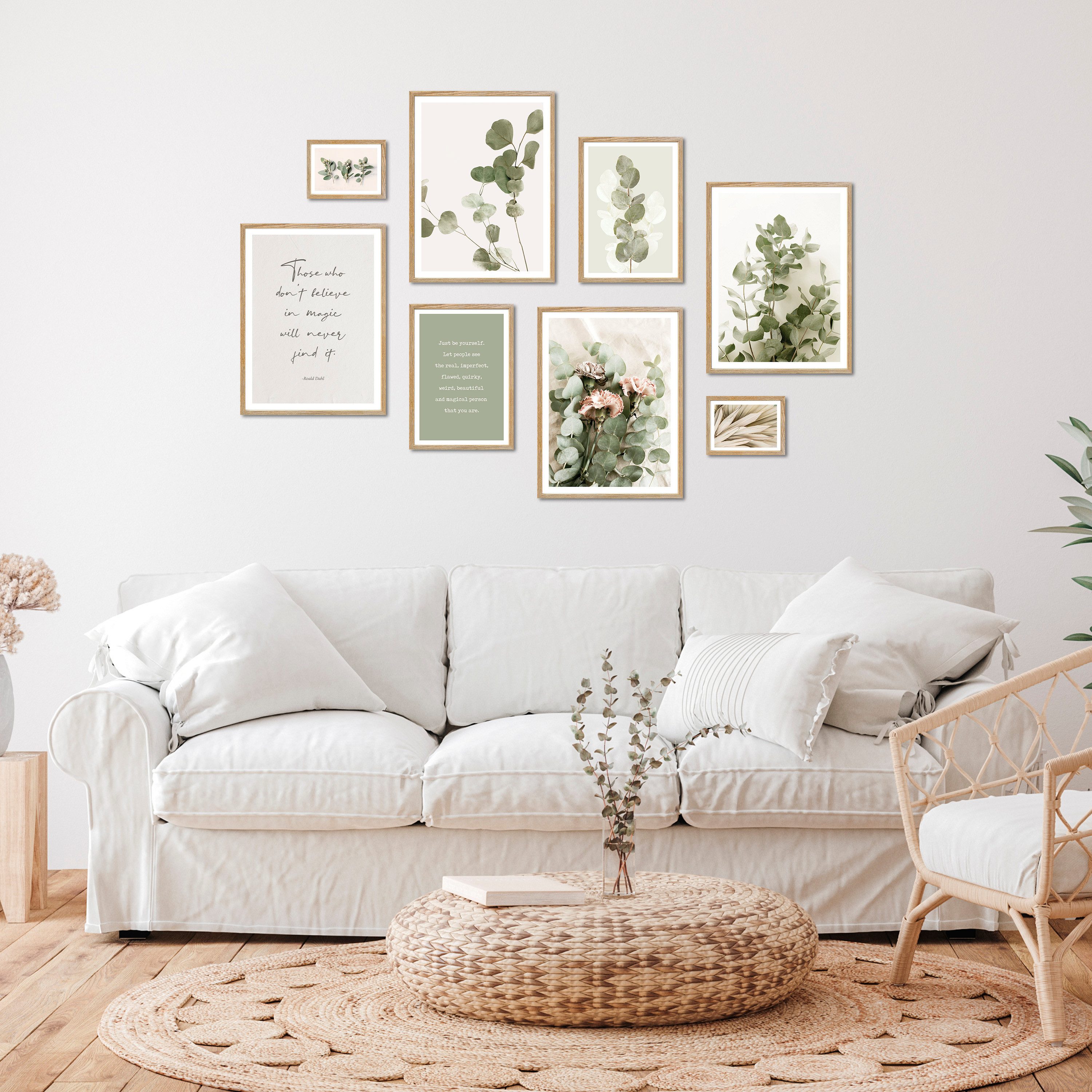 ARTFAVES Bilder-Collage Poster Set - EUCALYPTUS günstig online kaufen