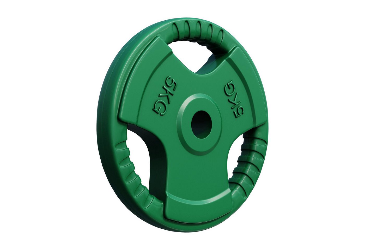GORILLA SPORTS Hantelscheibe Hantelscheibe 30/31 mm Gummi Gripper 1,25-25 KG, 5 kg