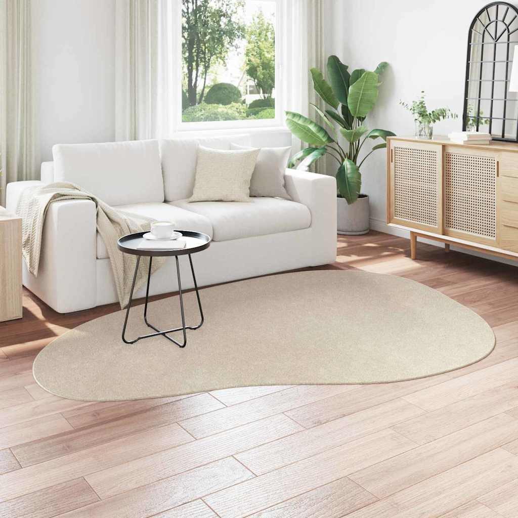 vidaXL Teppich Bereichsteppiche HUARTE Beige 160 x 230 cm Polyester