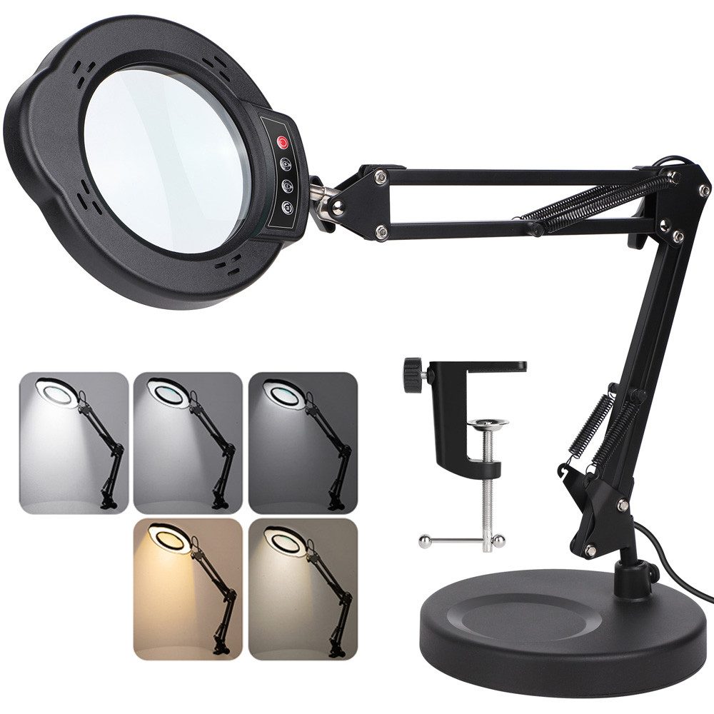 QUBEBU LED Schreibtischlampe 10X Lupe LED günstig online kaufen