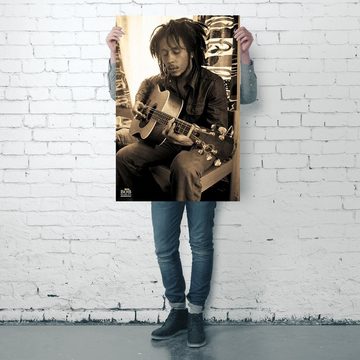 PYRAMID Poster Bob Marley Poster Gitarre 61 x 91,5 cm