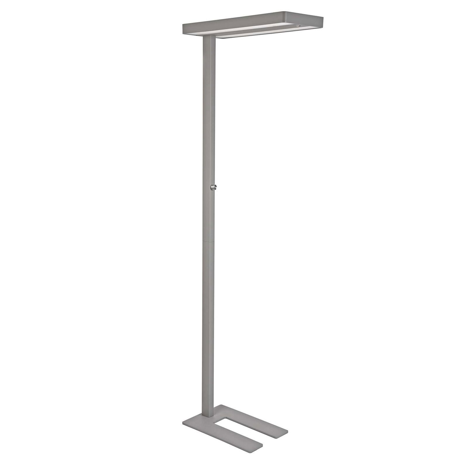 MAUL Stehlampe MAUL Standleuchte MAULjuvis LED 4.000 K dimmbar Standfuß 196 cm silber, LED wechselbar