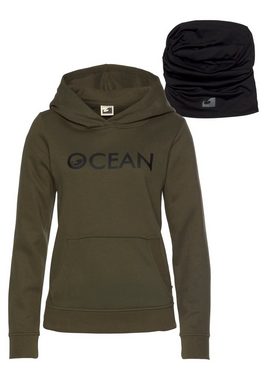 Ocean Sportswear Kapuzensweatshirt mit Multifunktionaler Tube Schal (Set, 2-tlg)