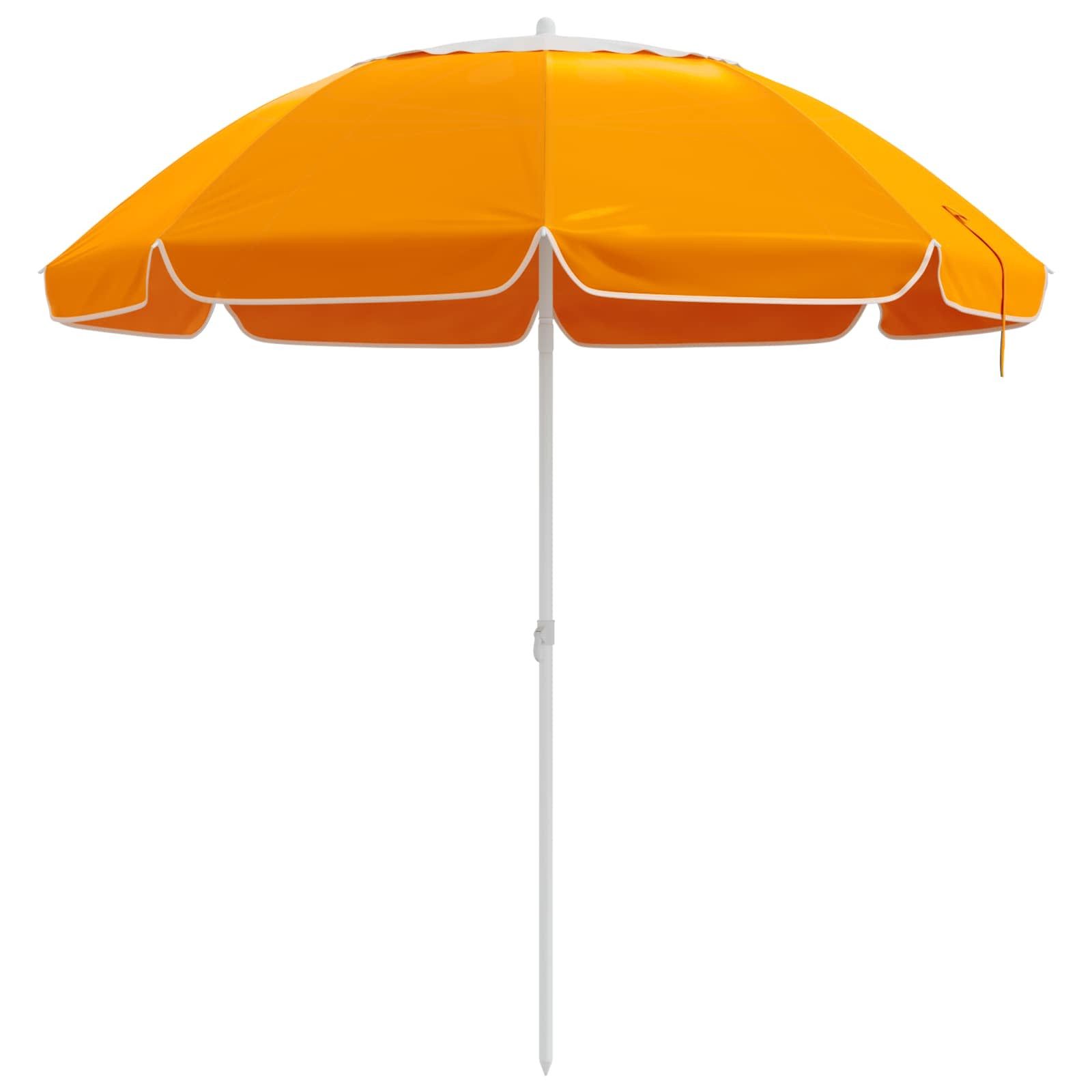 Sonnenschirm Garten-Sonnenschirm 160 cm 170T Polyester Orange