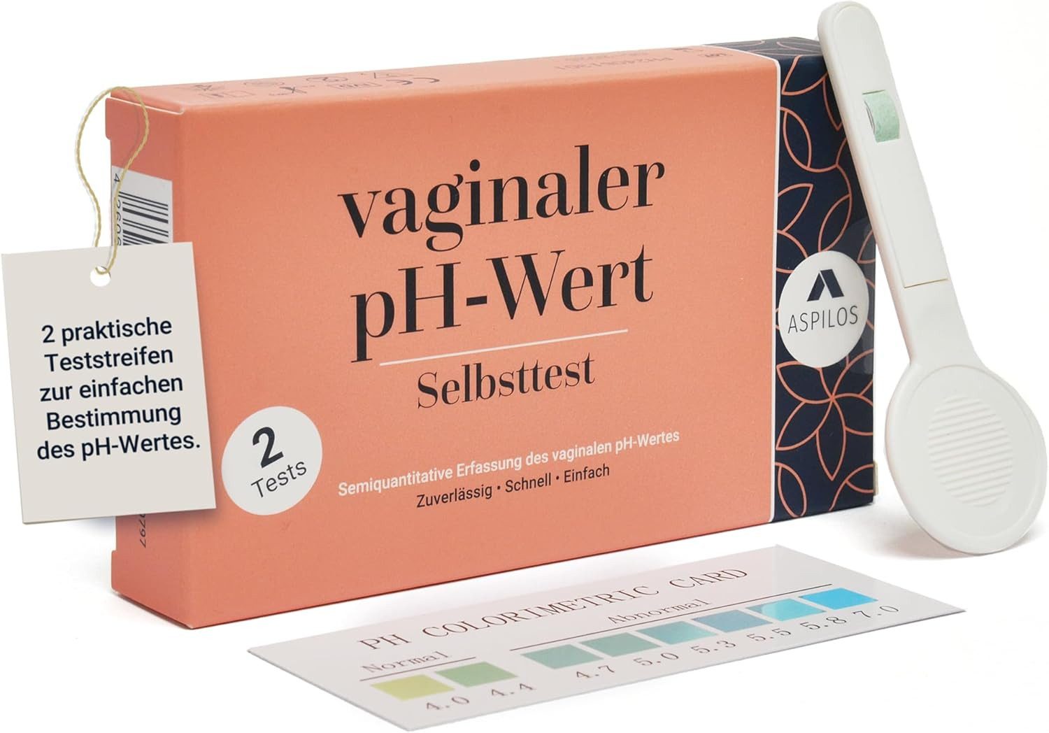 Harnsäure-Teststreifen Vaginaler pH-Selbsttest schnelle Ergebnisse für Zuhause in Sekunden