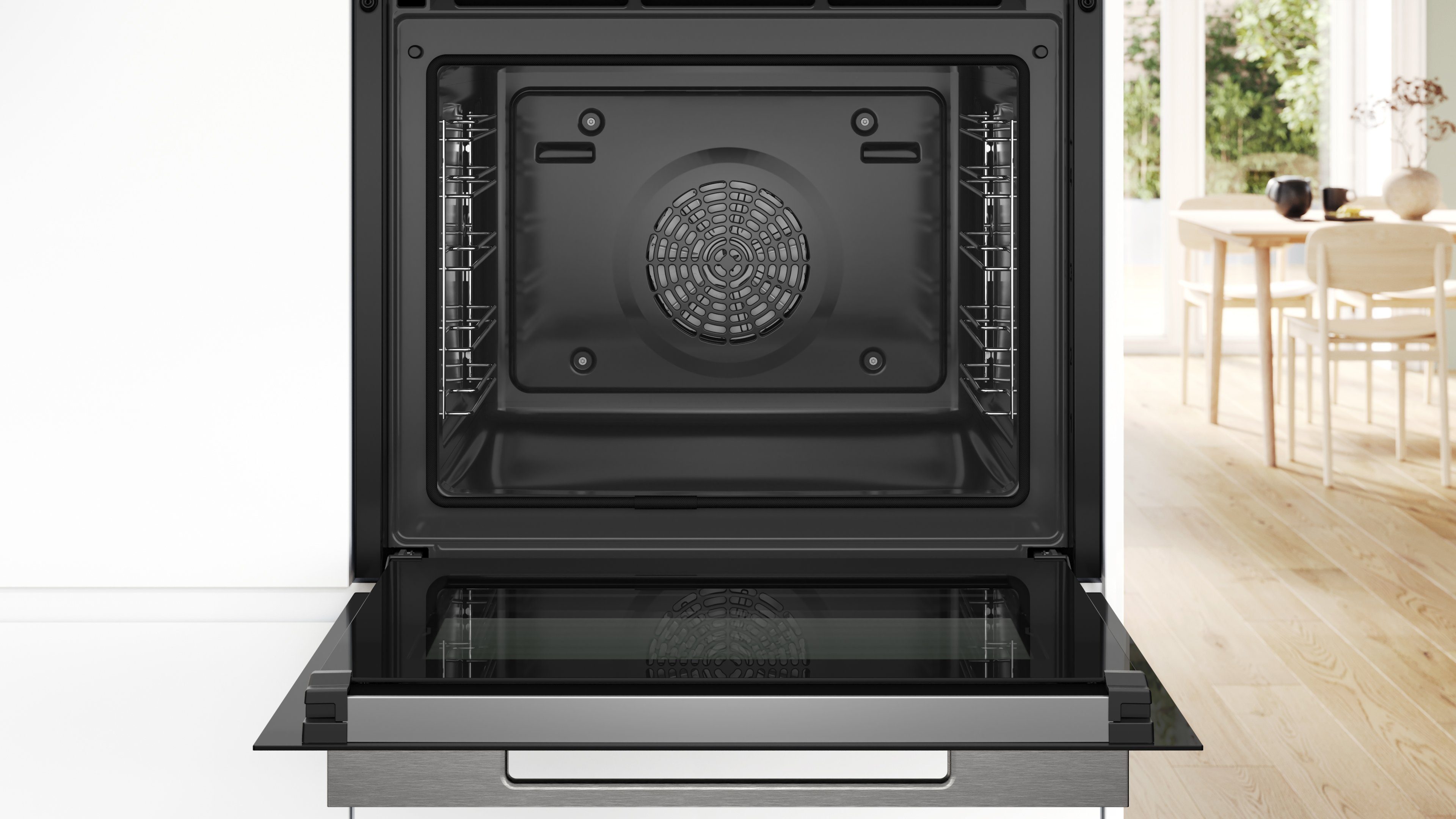 BOSCH Pyrolyse Backofen Serie 8 HBG7764B1, mit Teleskopauszug nachrüstbar – Bild 4 von 5