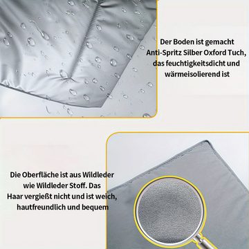DOPWii Isomatte Freizeit-Nickerchenmatte, warme wasserdichte Wildleder-Nickerchenmatte, 190*68cm