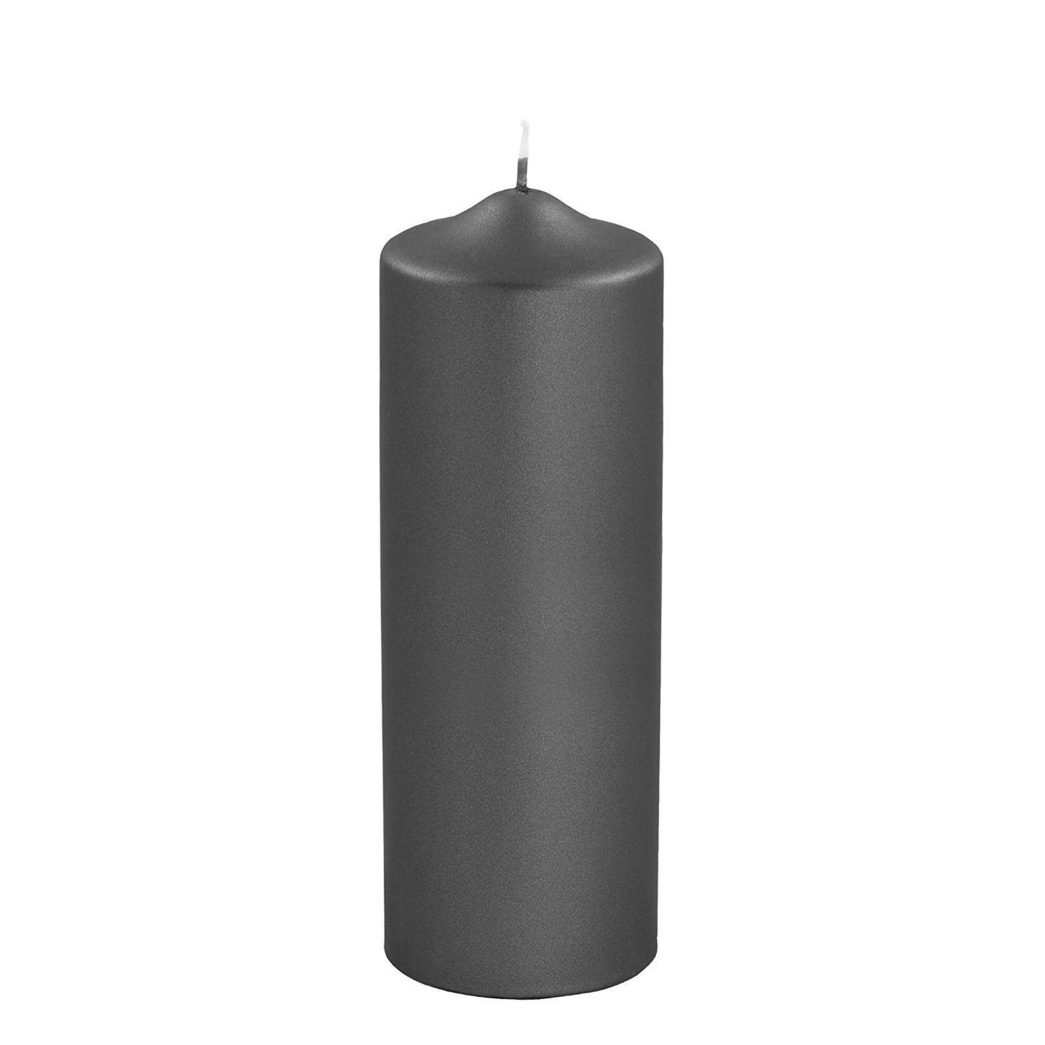 Fink Stumpenkerze FINK Stumpenkerze Candle - schwarz - H. 25cm x B. 8cm x D. 8cm (1 Stück)